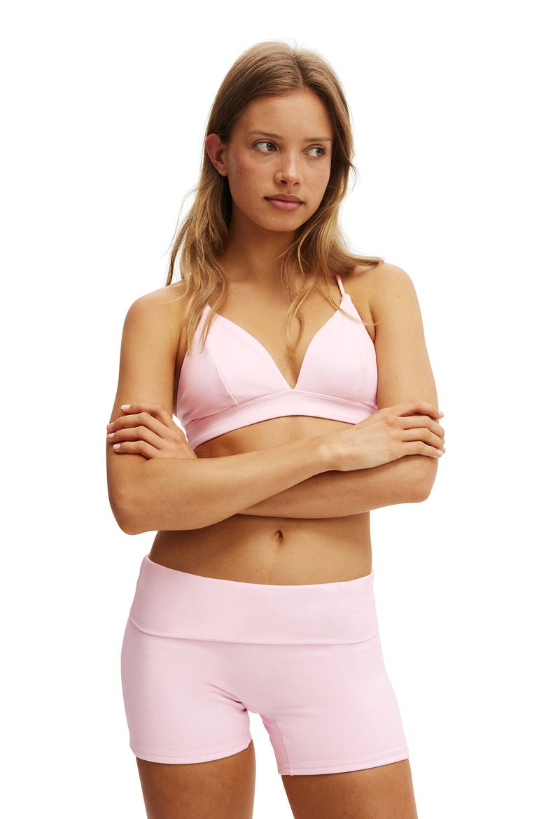 Women's Active Ultra Soft Roll Over Shortie Short, Alternate, color, Cherry Dream