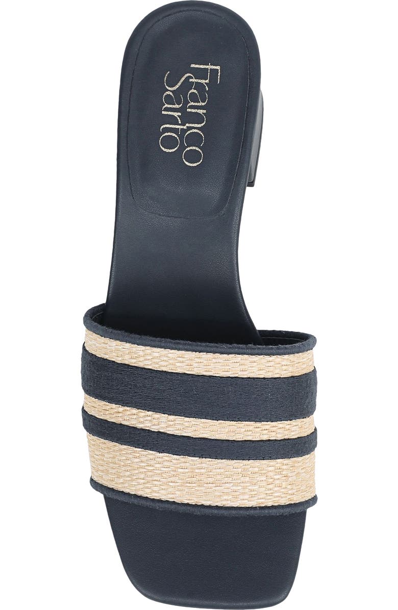 Franco Sarto Kaori Sandal, Alternate, color, Blue Multi Raffia