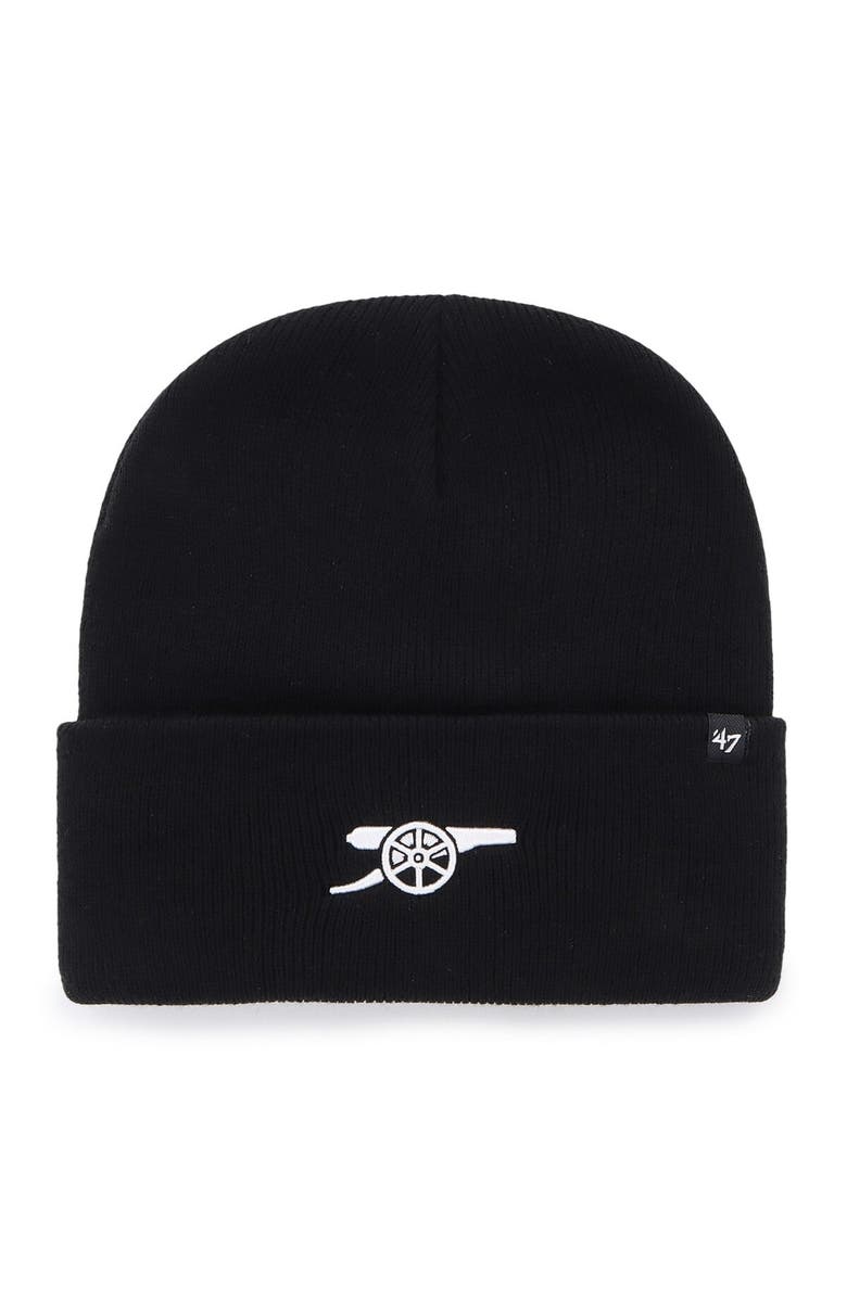 '47 Men's '47 Black Arsenal Haymaker Cuffed Knit Hat, Main, color,
