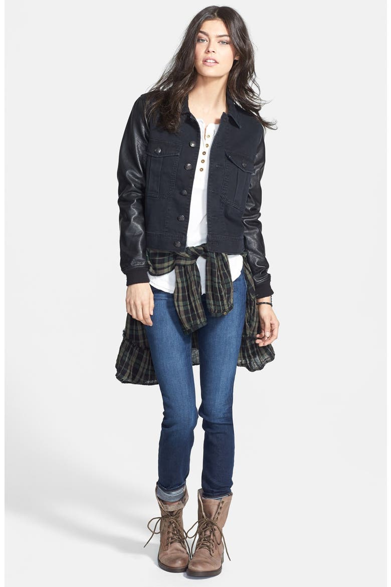 'Flawless' High Rise Skinny Jeans, Alternate, color, ACADIA