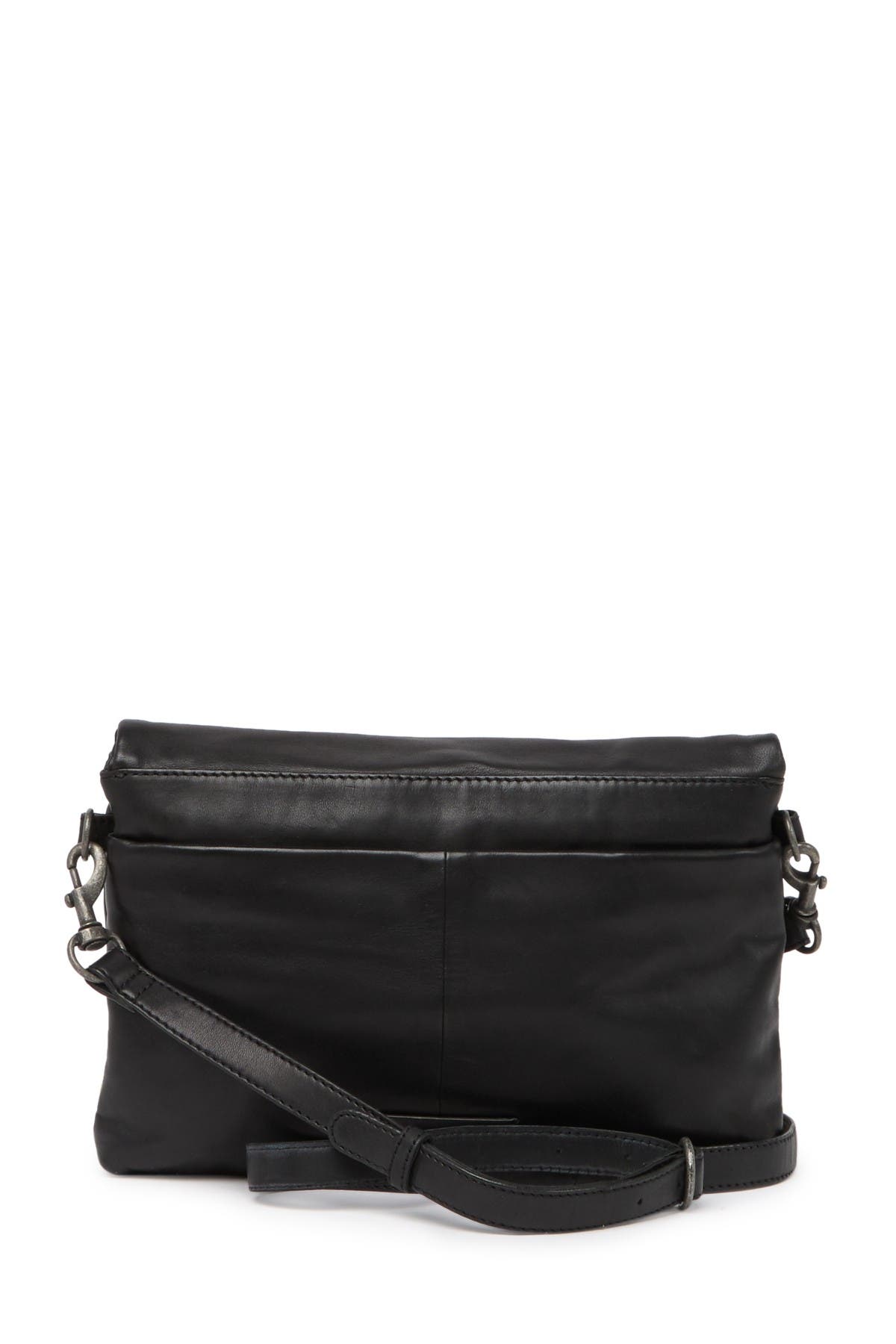 Lucky Brand Caro Leather Flap Crossbody Bag, Main, color, 