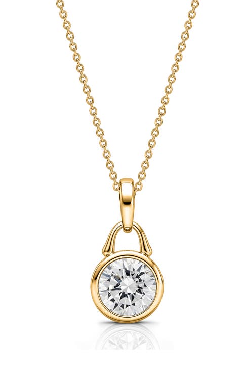TreasureLock 2.0ct Lab-Grown Diamond Pendant Necklace