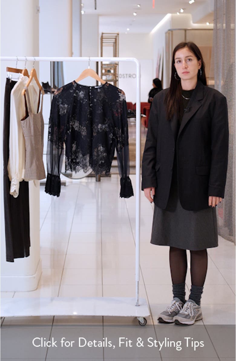 Emilia Lace Top, sales video thumbnail