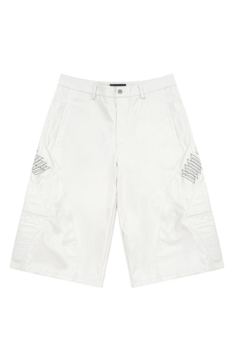 RtA Rami Biker Shorts, Main, color, Grey