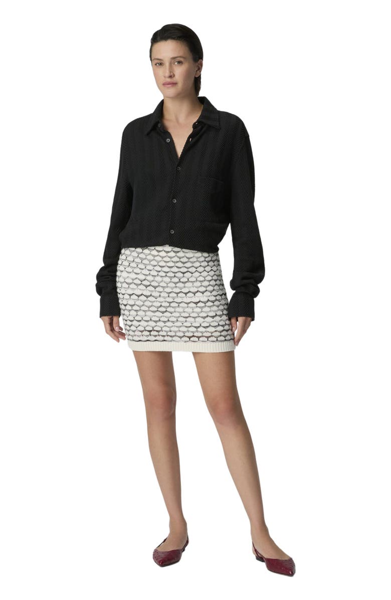 Missoni Cashmere And Viscose Mini Skirt, Main, color, Green& Brown