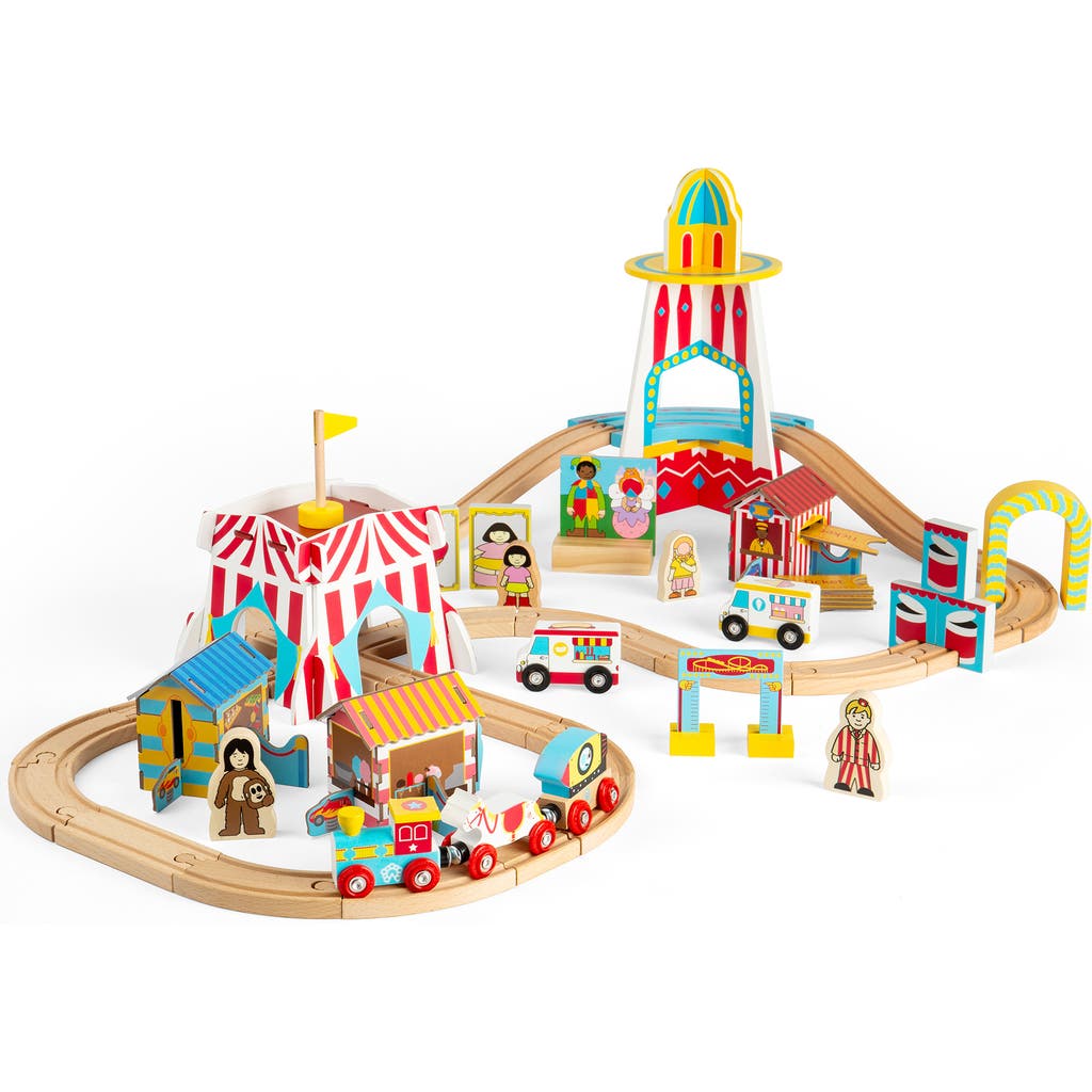 Bigjigs Rail Fun Fair Train Set in Brown  product