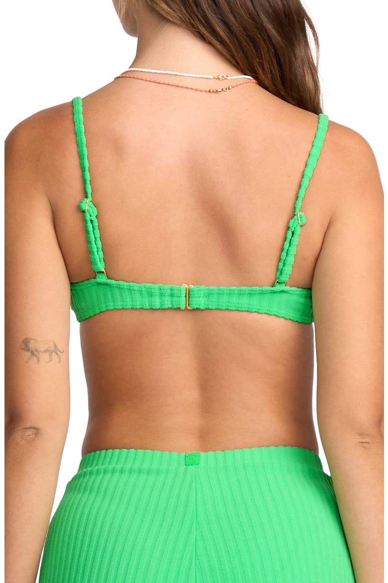 x Josie in the Loop Demi Underwire Bikini Top, Alternate, color, JUNGLE GREEN