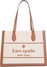 Kate Spade New York ellie large canvas tote bag