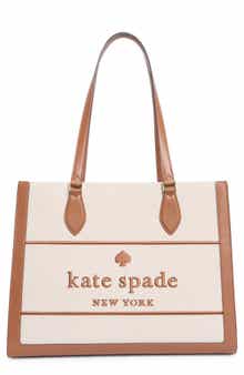 Kate Spade New York ellie large canvas tote bag