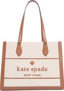 Kate Spade New York ellie large canvas tote bag