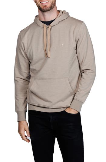 Tailorbyrd Fleece Hoodie In Brown