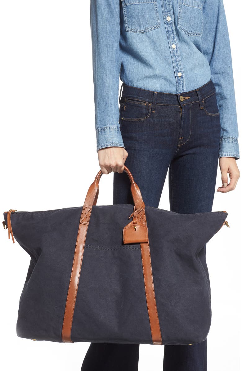 Madewell Canvas Weekend Bag, Alternate, color,