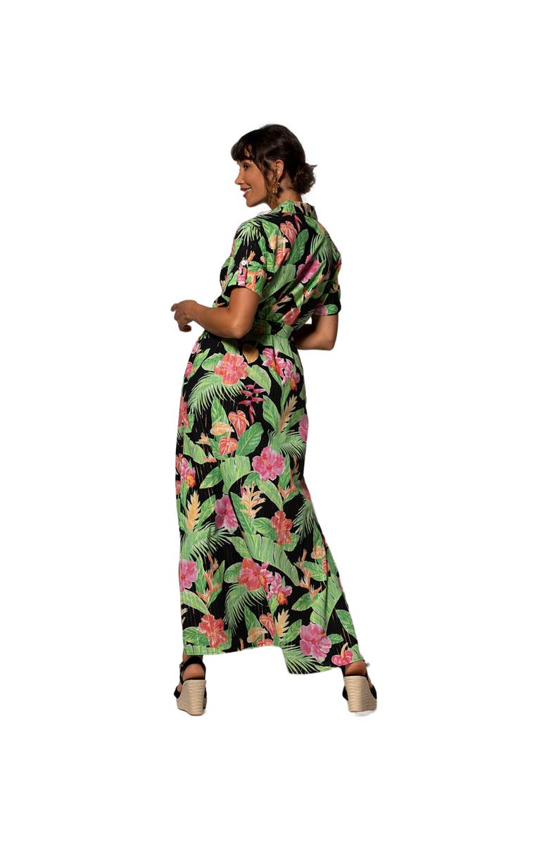 Tori Richard Midnight Blossom Linny Dress, Alternate, color, Black