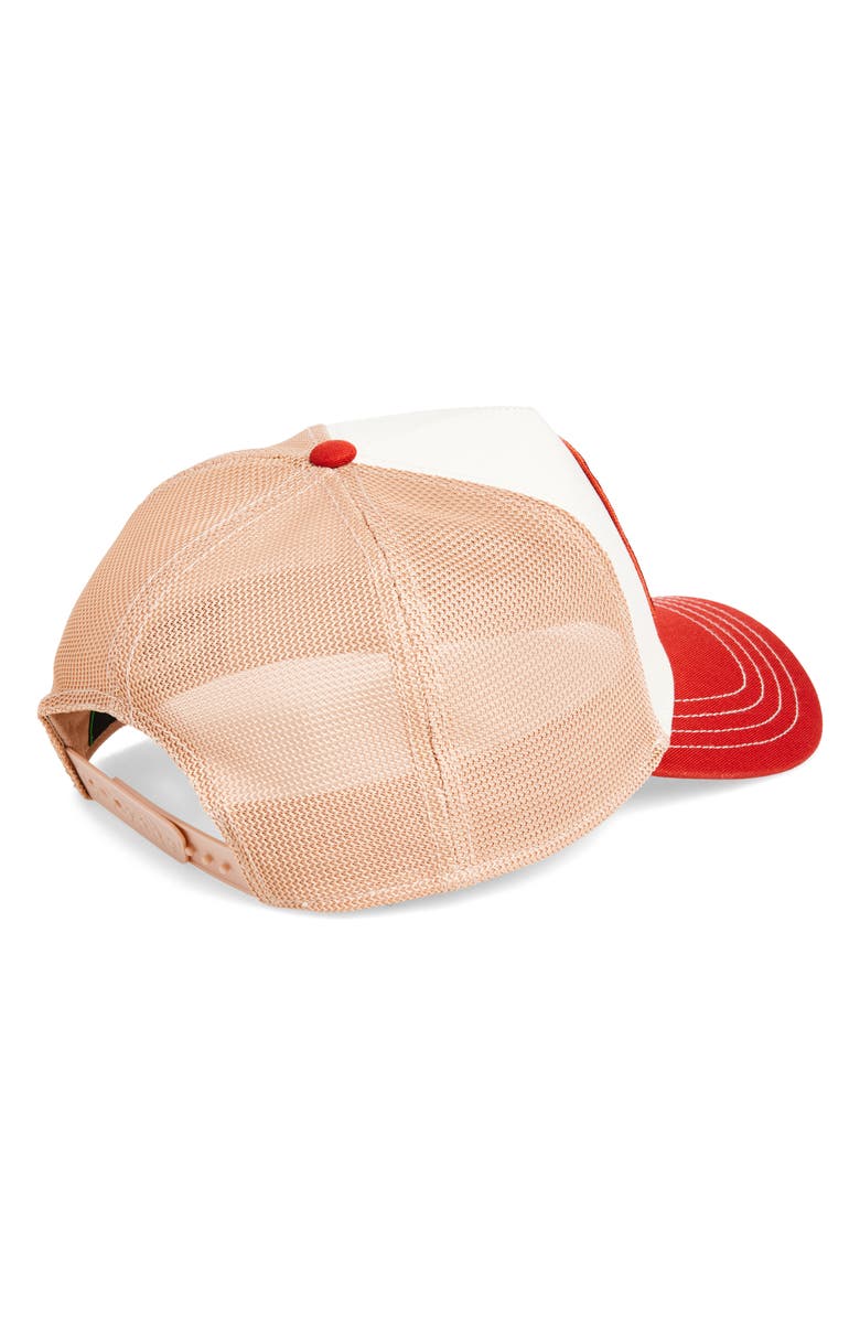 Goorin Bros. Fox Trucker Hat, Alternate, color, Multi Color Red