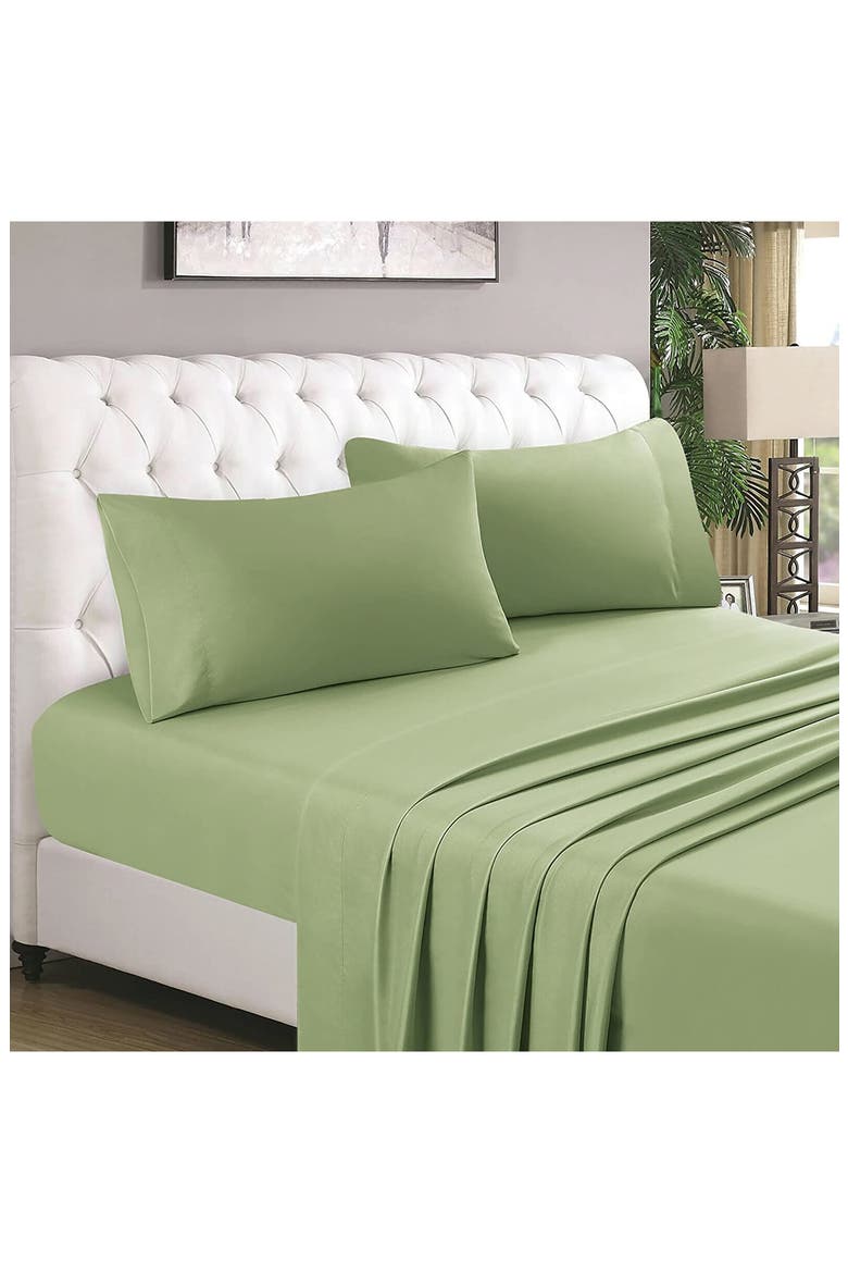 1000 Thread Count Luxe Egyptian Cotton Sheet Set, Main, color, SAGE
