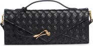 JW PEI Celeste Woven Faux Leather Envelope Clutch