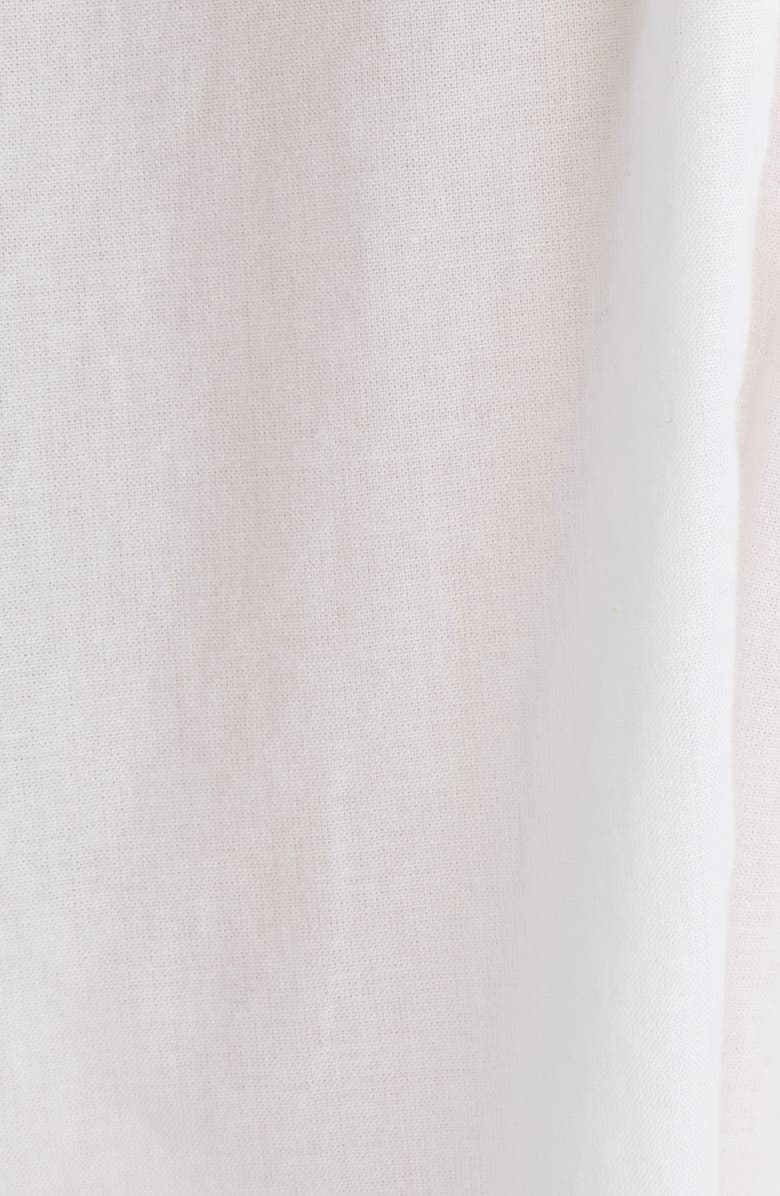 Chloé Ruffle Cotton Voile Top, Alternate, color, Iconic Milk