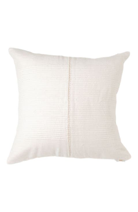 Riviera Hand-Stitch Throw Pillow Cover