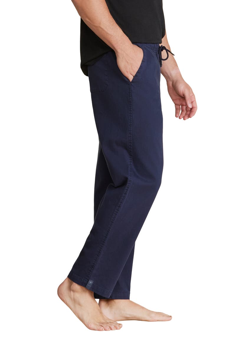Malibu Collection® Stretch Cotton Twill Pants, Alternate, color, INDIGO