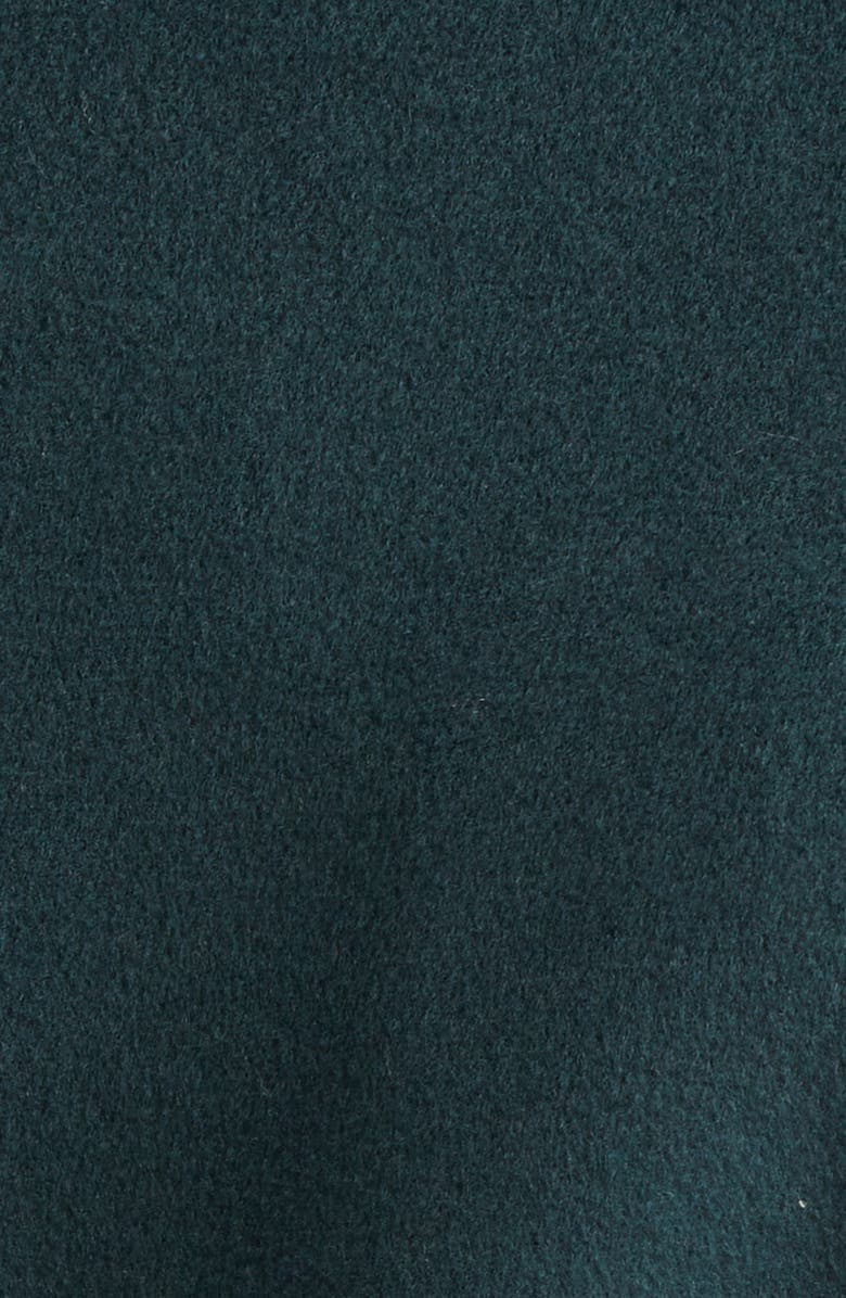 Max Mara Arona Double Face Wool Belted Coat, Alternate, color, Green