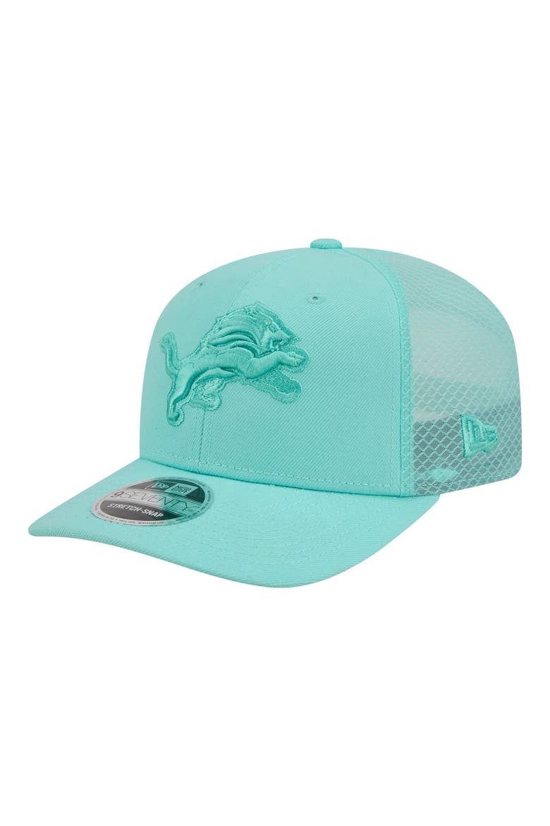 Men's New Era  Mint Detroit Lions Color Pack 9SEVENTY Adjustable Hat, Main, color, Mint