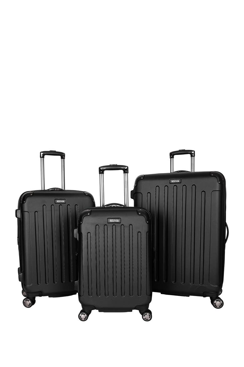 Renegade 3-Piece Lightweight Hardside Expandable Luggage Set, Main, color, BLACK