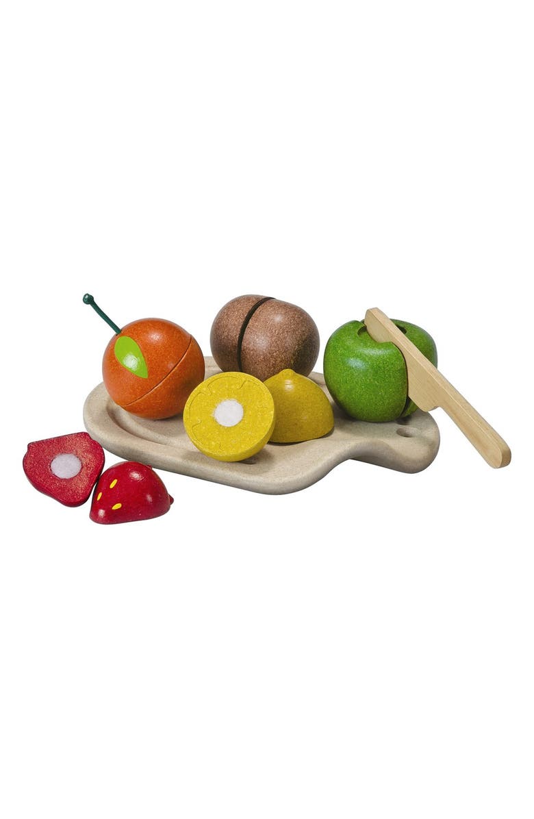 PlanToys<sup>®</sup> Assorted Fruit Set, Main, color, Red