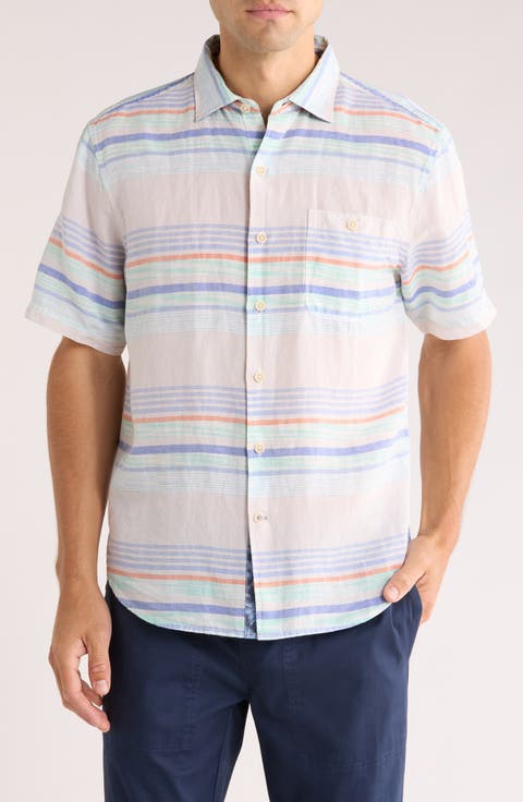 Horizon View Short Sleeve Button-Up Shirt
