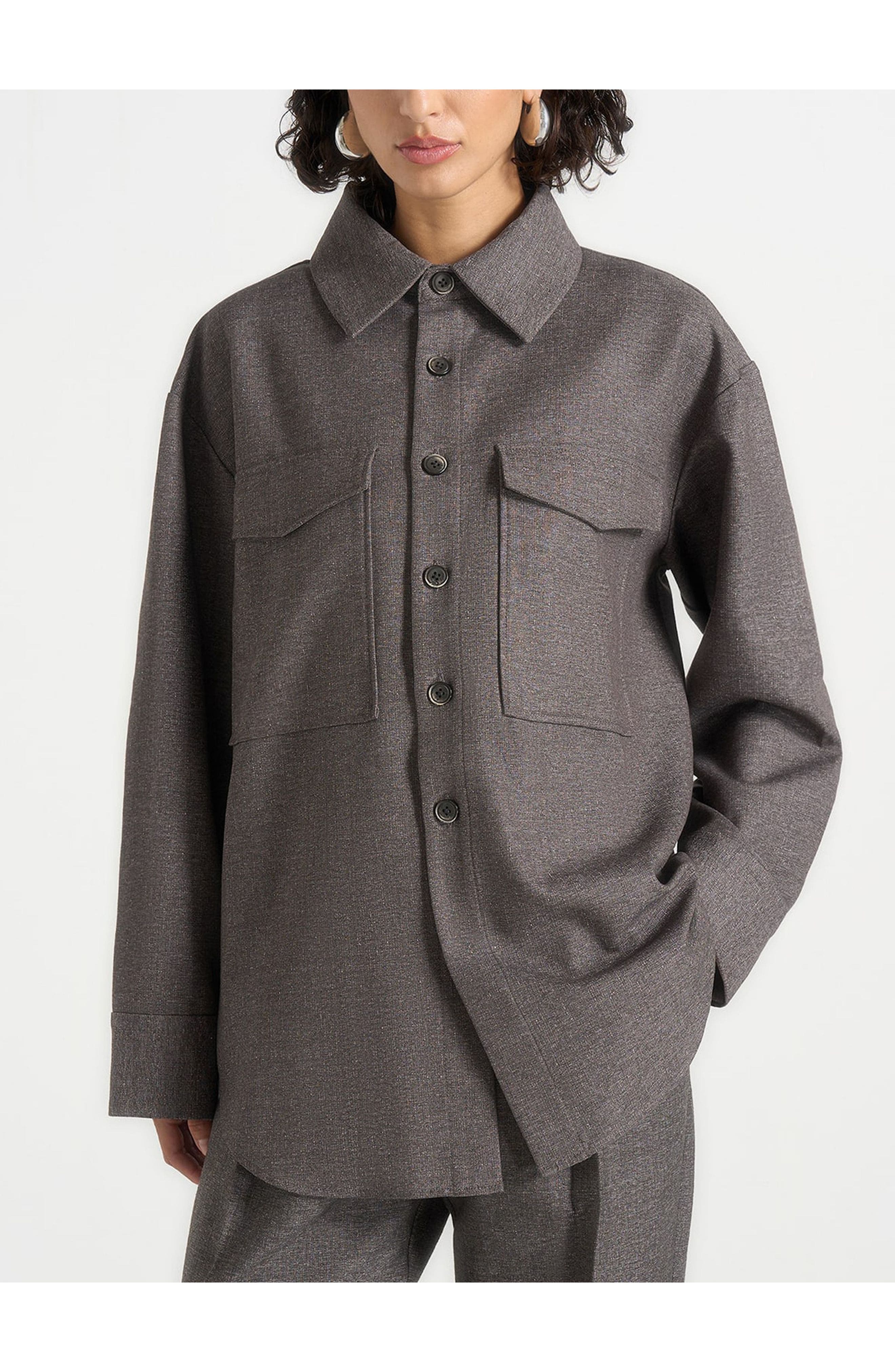 Joy Tailored Oversized Shirt - image 3