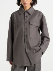 Manière De Voir Joy Tailored Oversized Shirt