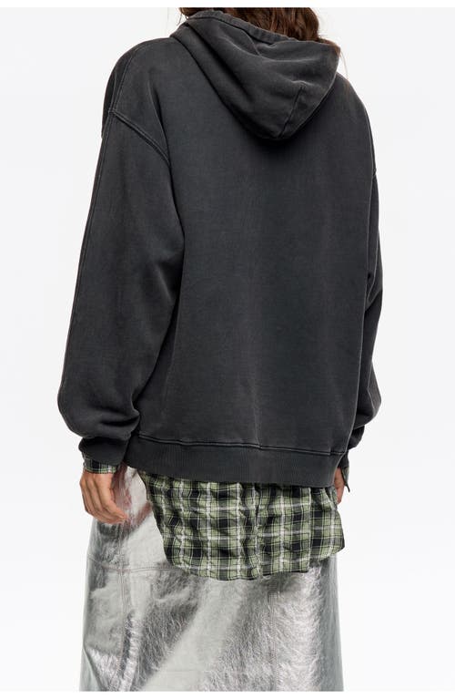 Bimba Y Lola Logo Tie Hoodie In Black