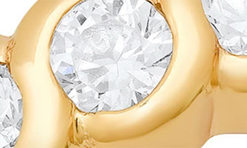 Hmy Jewelry 18k Gold Plated Simulated Diamond Band Ring In Gold