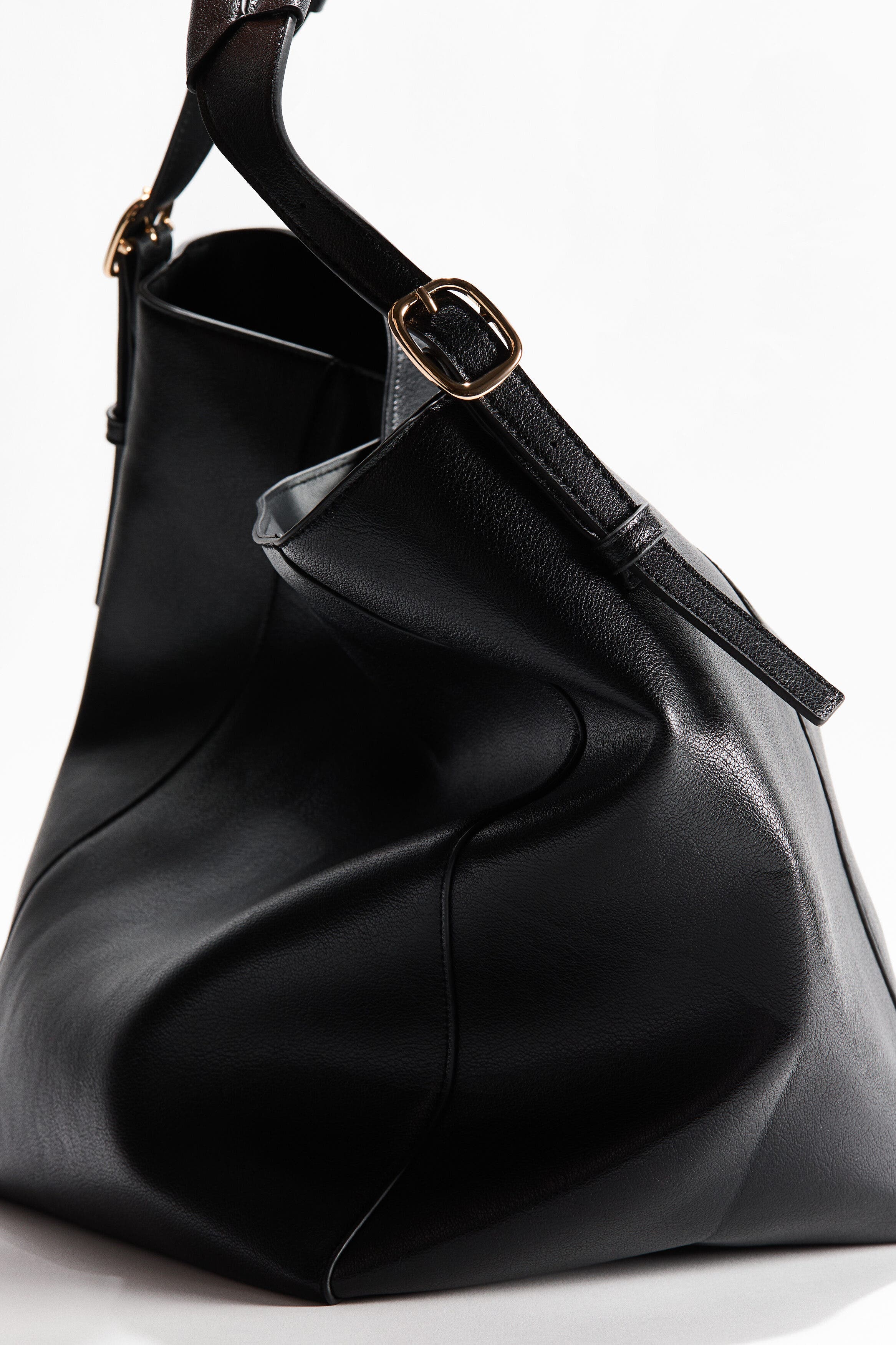 H&M Shopper, Alternate, color, Black