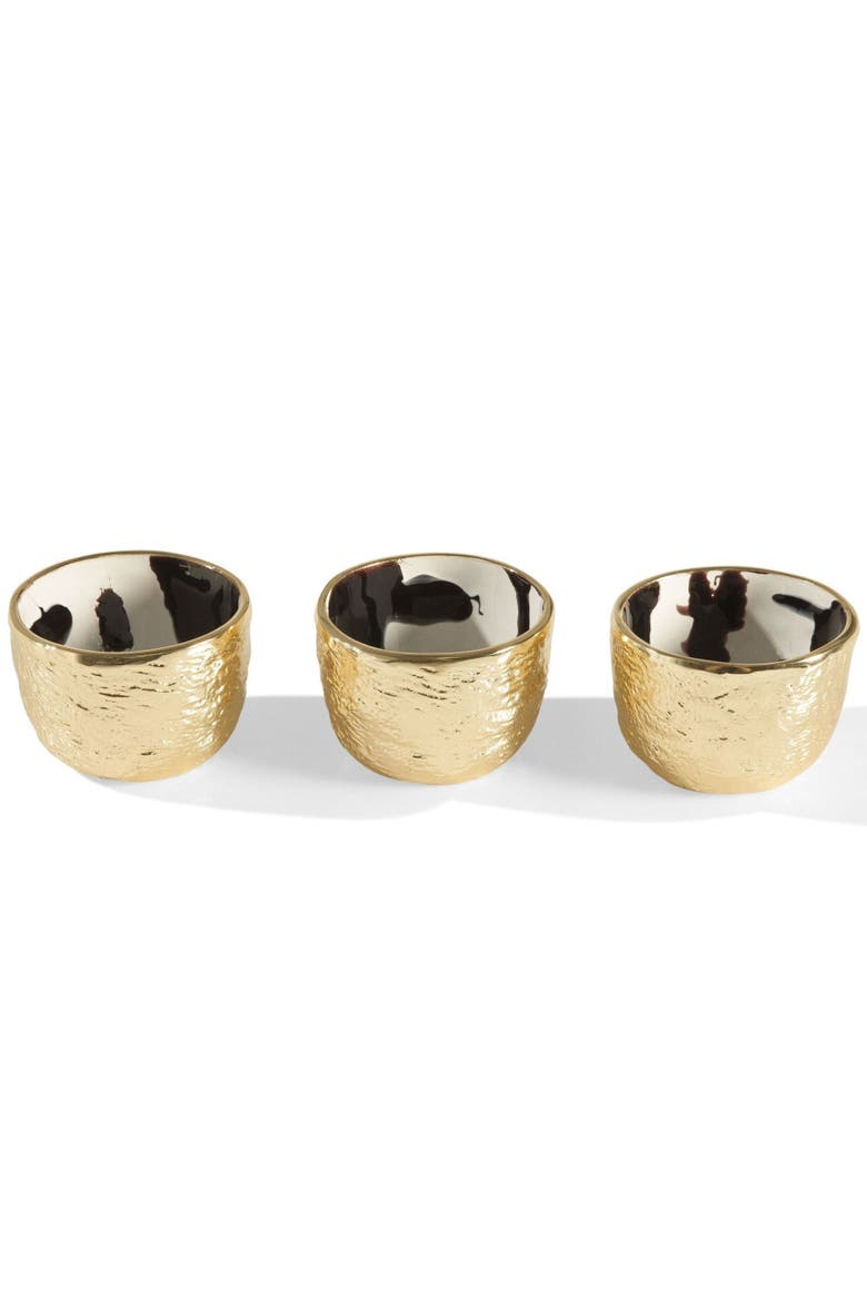Bianco Nero Snack Bowl, Main, color, White