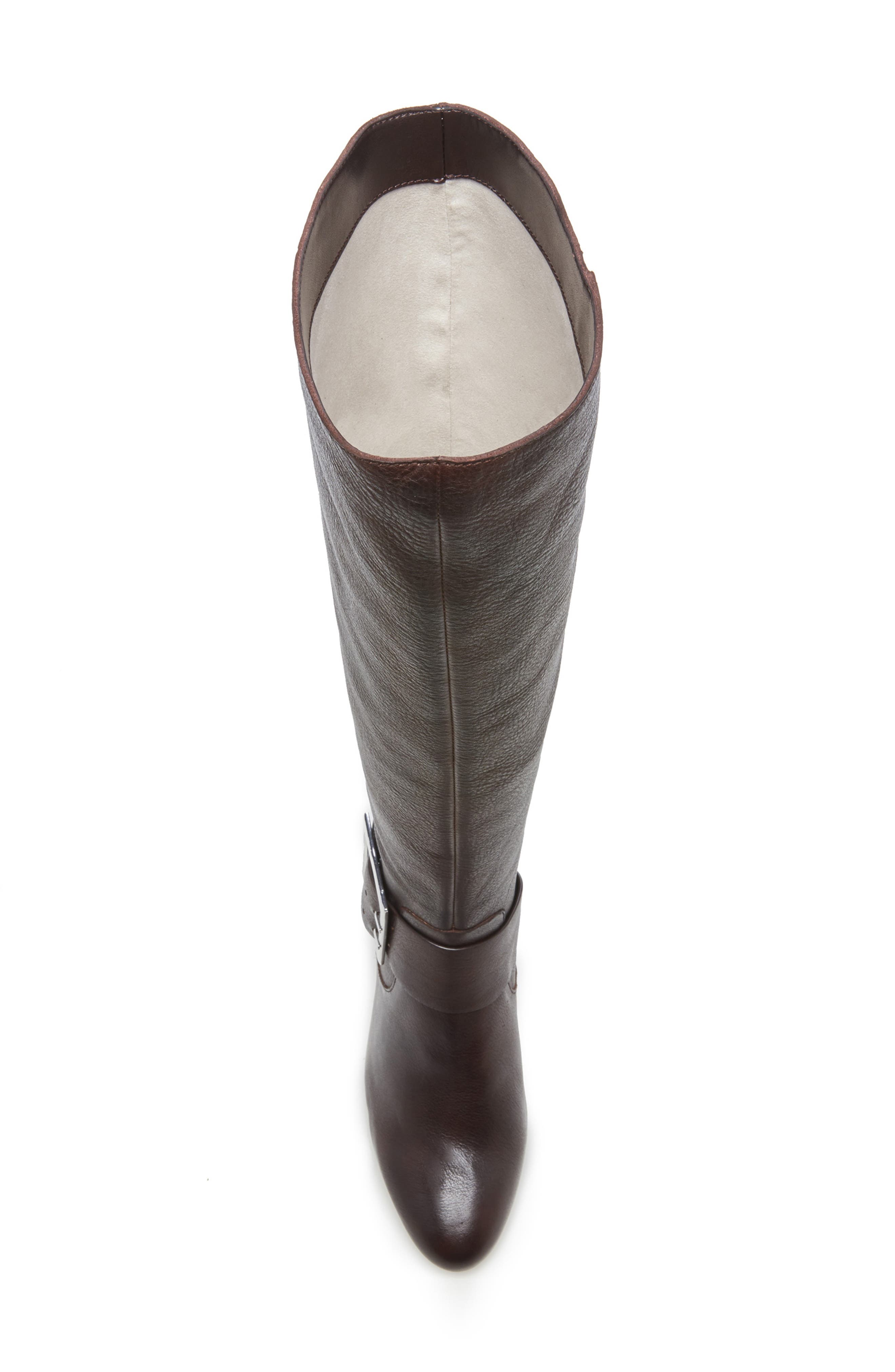 Pashan Knee High Boot, Alternate, color, CHOCOLATE LEATHER