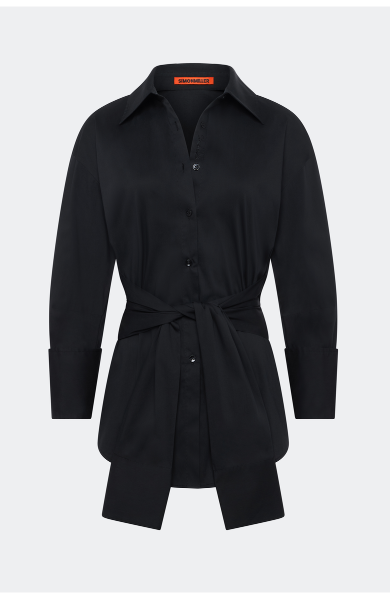SIMONMILLER Inna Poplin Top, Main, color, Black