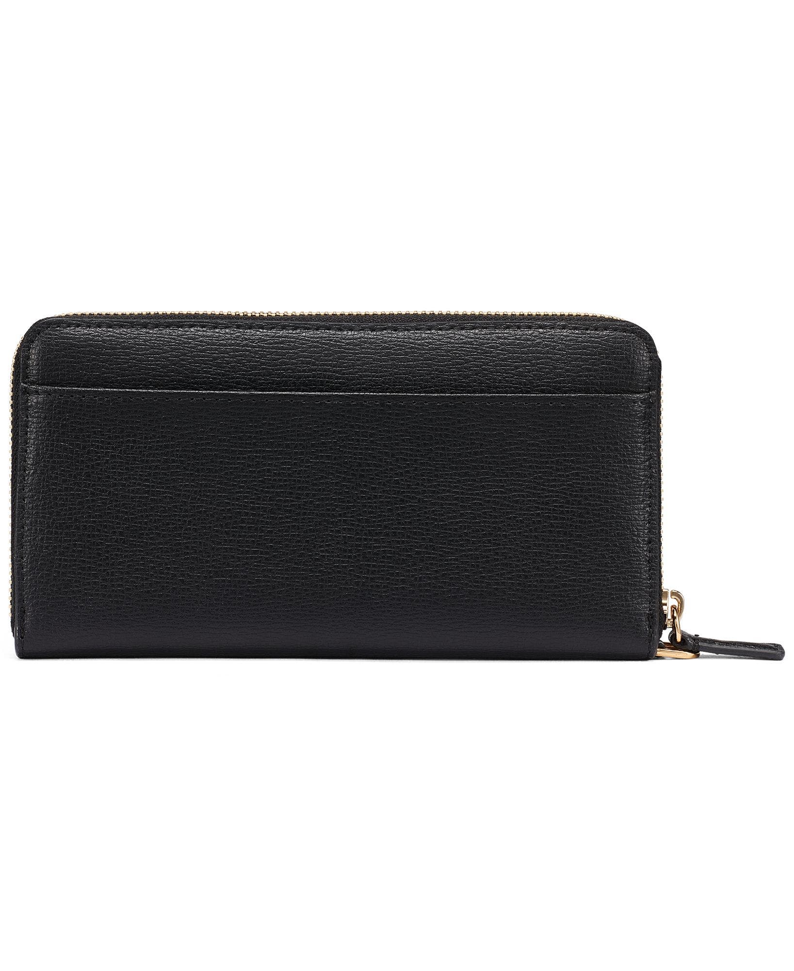 Jacqueline Wallet, Alternate, color, Black/Gold