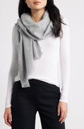 Eileen Fisher Wool Blend Shimmer Wrap