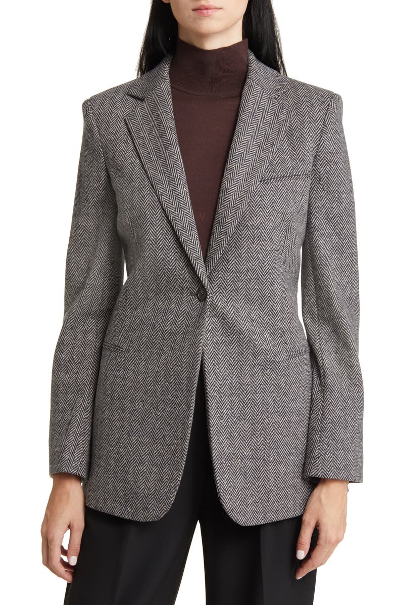 Theory Abbot Herringbone Blazer, Main, color, 