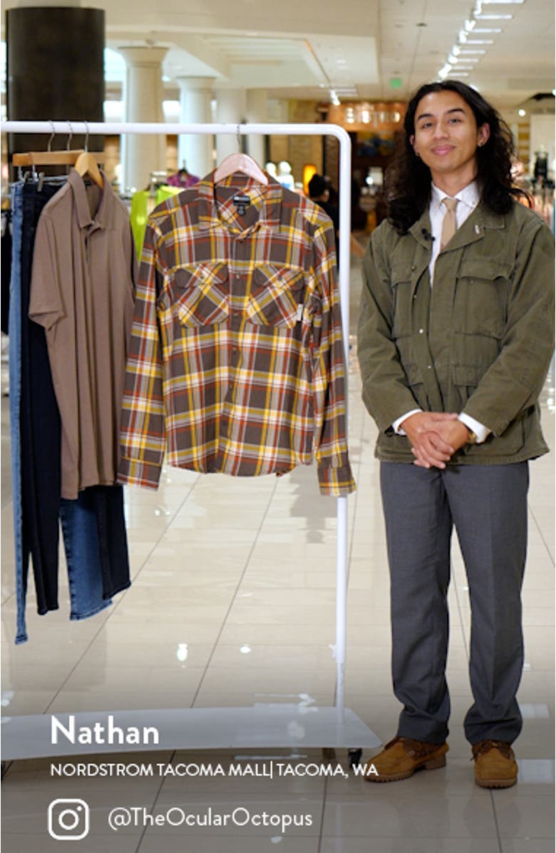 Feedback Plaid Flannel Overshirt, sales video thumbnail