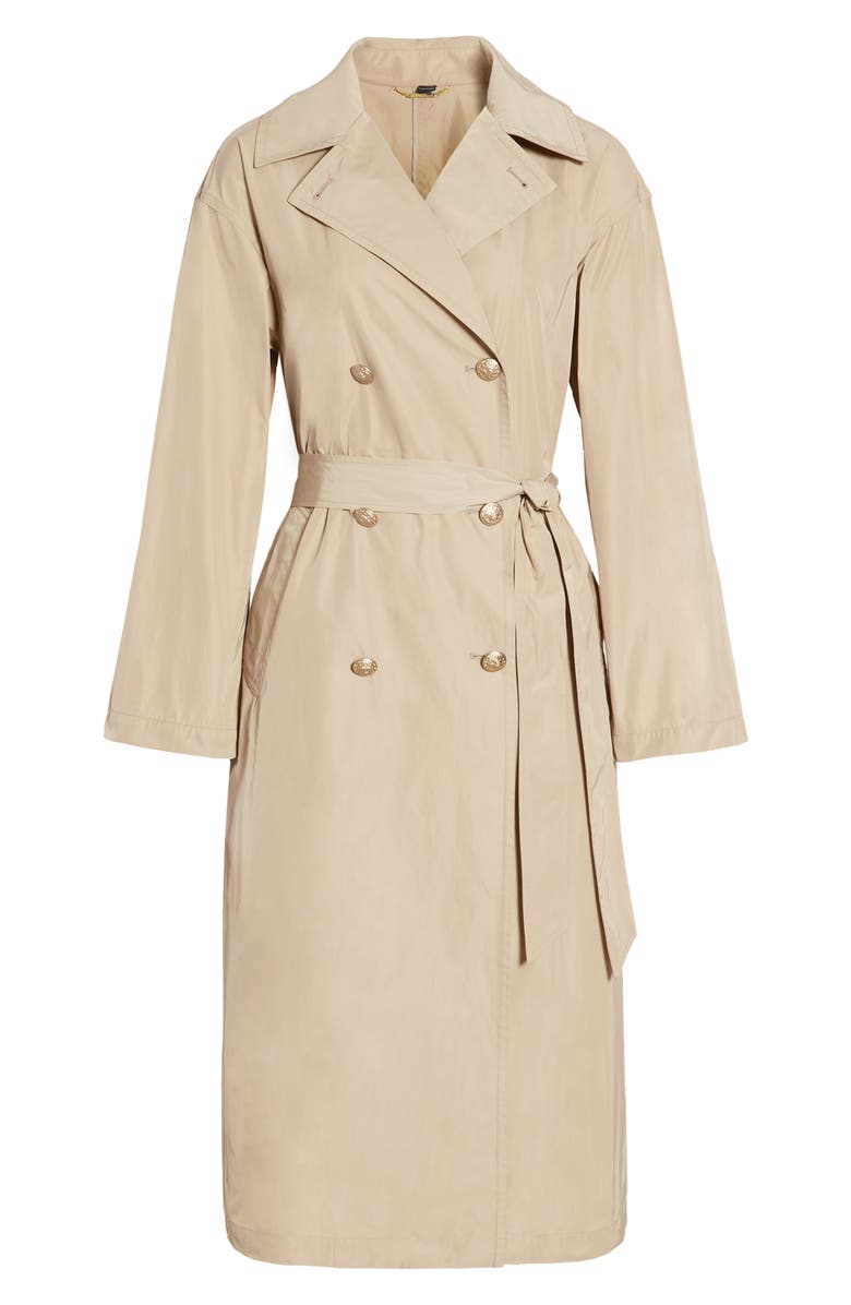 SEVENTY VENEZIA Double Breasted Technical Trench Coat, Main, color, 