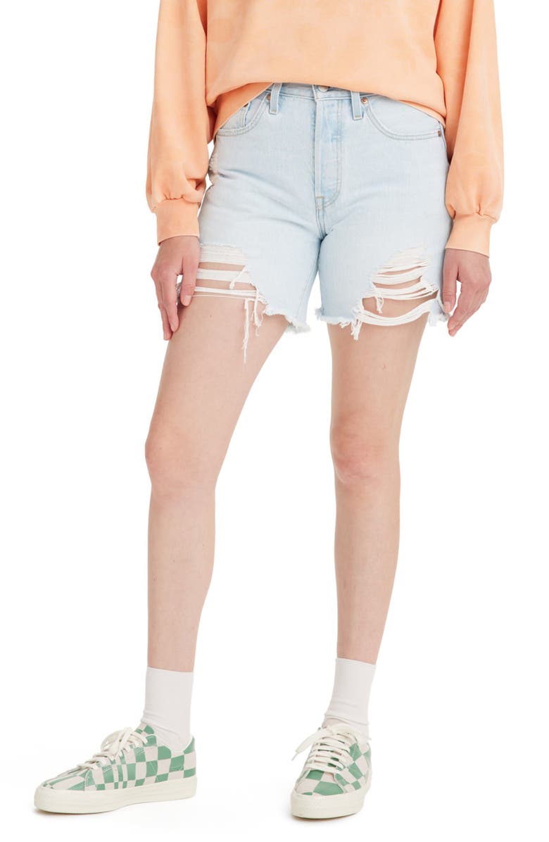 Levi's<sup>®</sup> 501 Mid Thigh Shorts, Main, color,