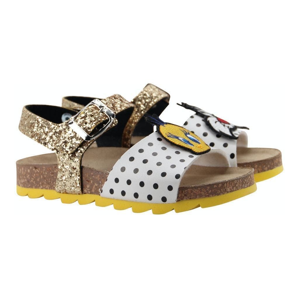 Master of Arts Looney Tunes Characters Sandals, Main, color, Yellow