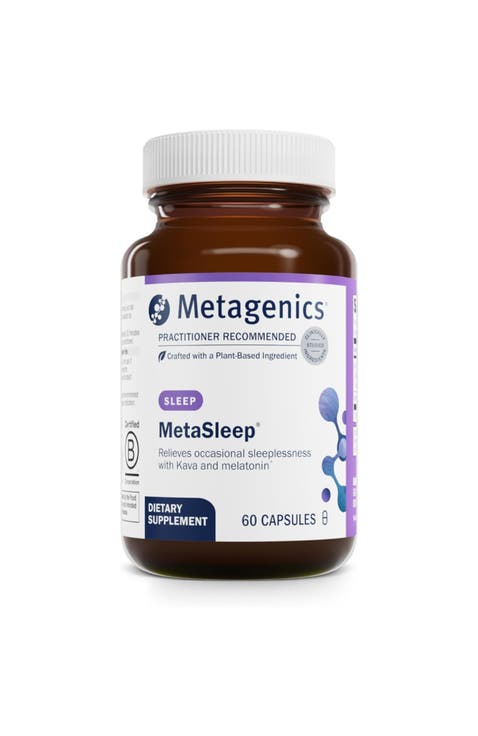 Dual-Phase Melatonin Sleep Supplement with Kava Root 60 Capsules