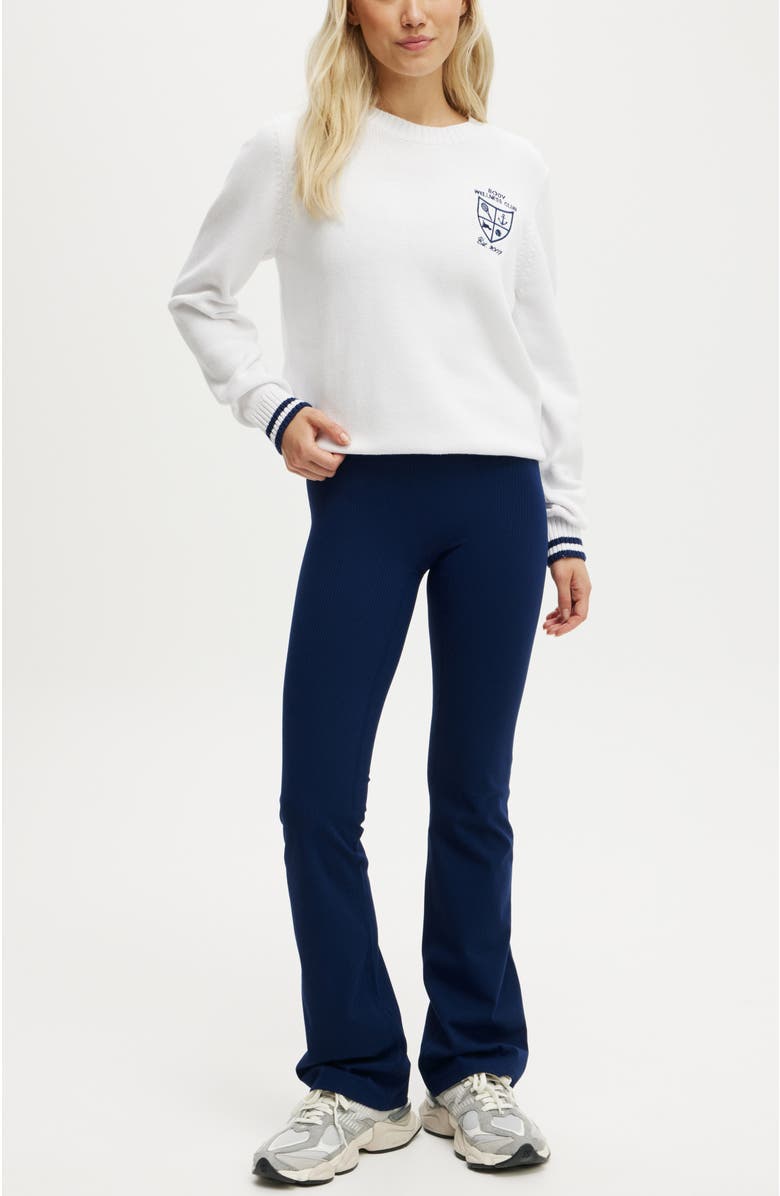 COTTON ON BODY Women's Active Knitted Graphic Crew, Alternate, color, 