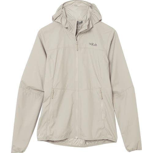 Rab Windgather Hoodie In Gray