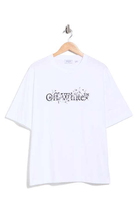 Bookish Flower Graphic T-Shirt