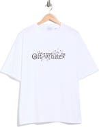 Off-White Bookish Flower Graphic T-Shirt