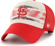 '47 Men's '47 Red St. Louis Cardinals Breakout MVP Trucker Adjustable Hat
