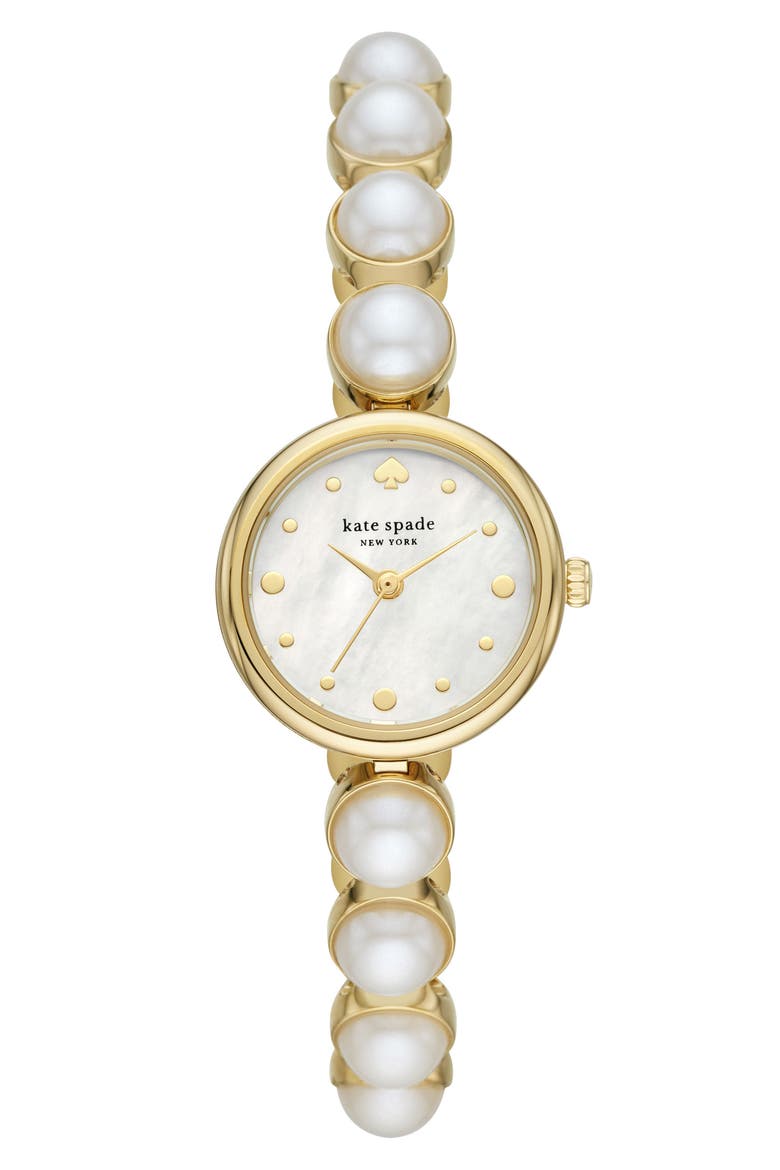 monroe imitation pearl bracelet watch, 24mm video